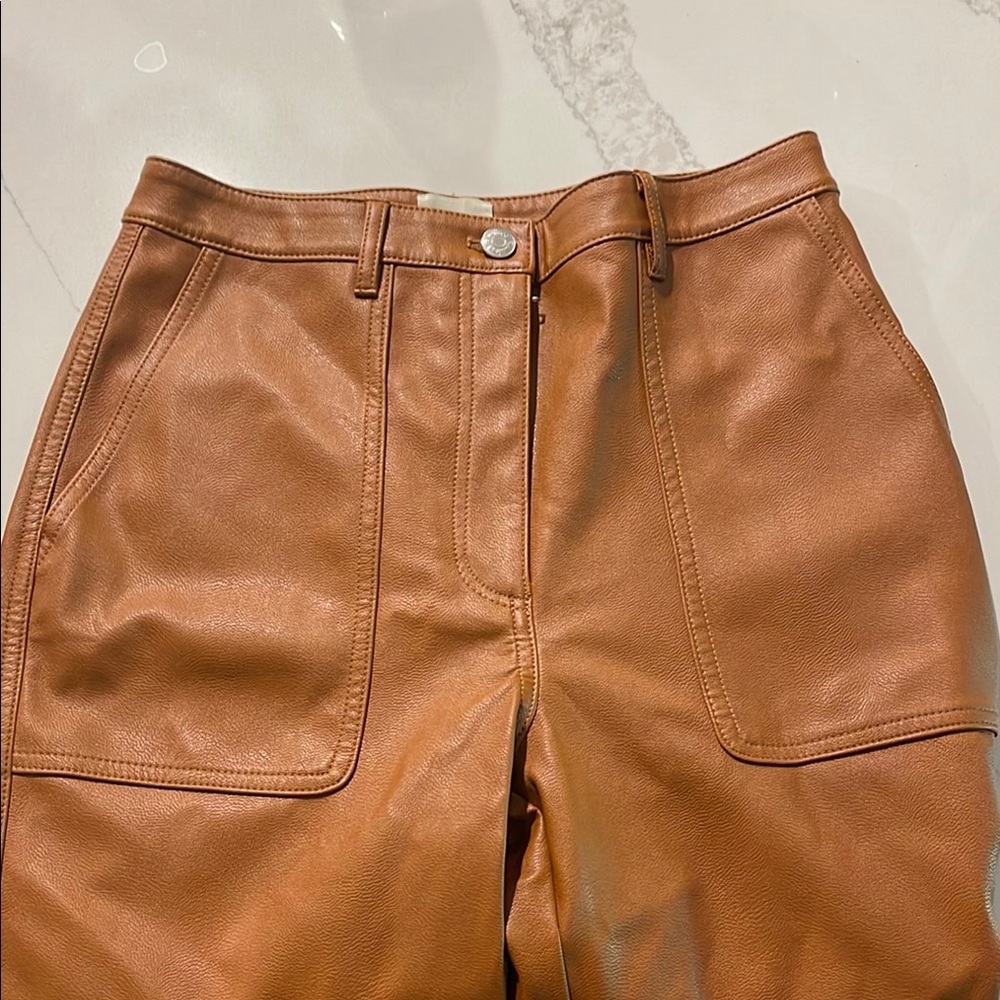 Aritzia Leather Pants